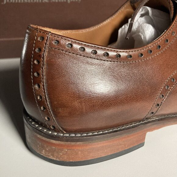 Johnston & Murphy Dempsey Dress Shoes (Men’s Size 11) Leather Oxfords Cap Toe - Picture 13 of 13